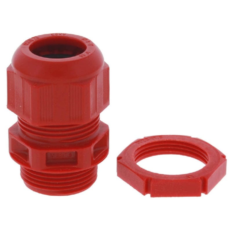 Wiska SPRINT GLP20 Cable Gland with locknut IP68 Red - 10100614  (10 Pack), Image 1 of 1