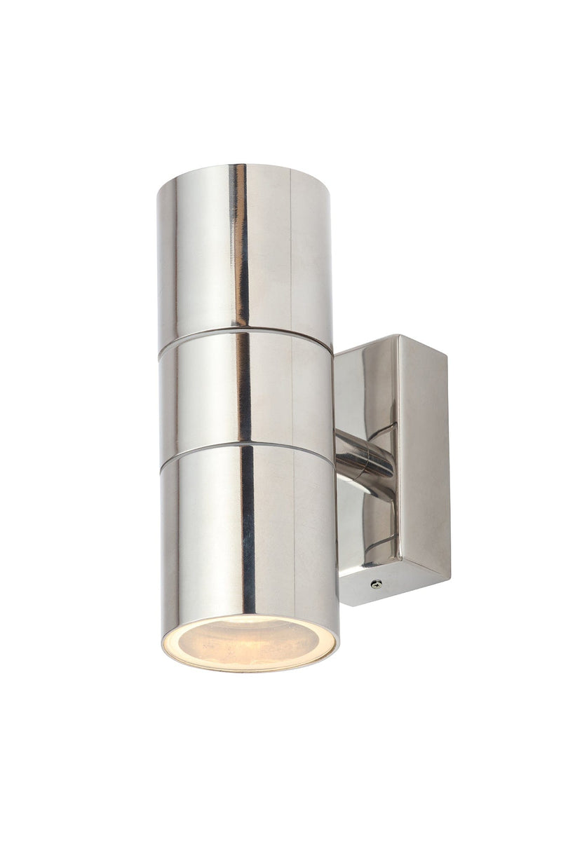 Forum Leto Wall GU10 Up/Downlight IP44 - Stainless Steel - ZN-20941-POLSST, Image 3 of 7