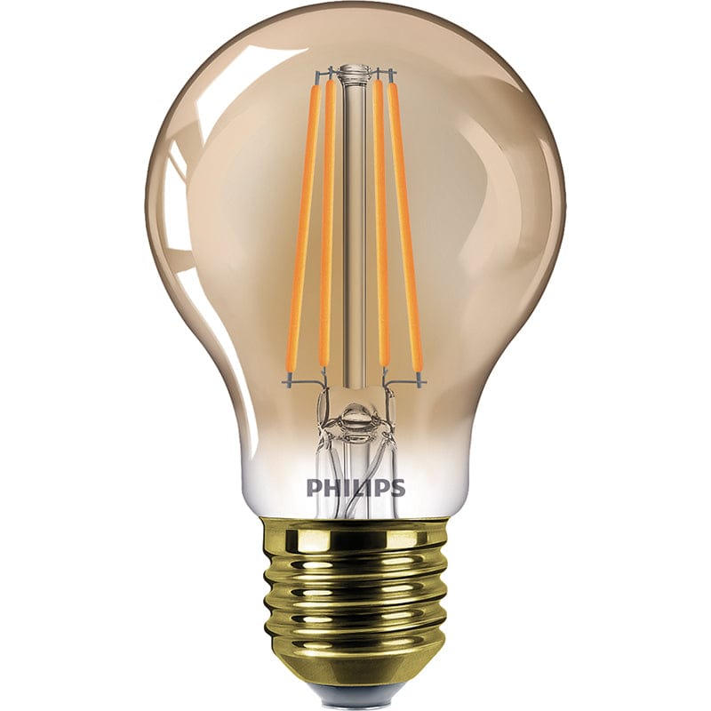 Philips CLA 8w LED ES/E27 GLS Amber Warm White Dimmable - 84154900, Image 1 of 1