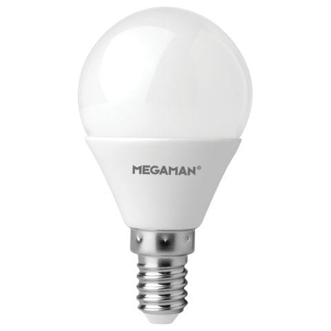 Megaman 3.5W LED E14/SES Golf Ball Warm White 360° 250lm Dimmable - 145540, Image 1 of 1