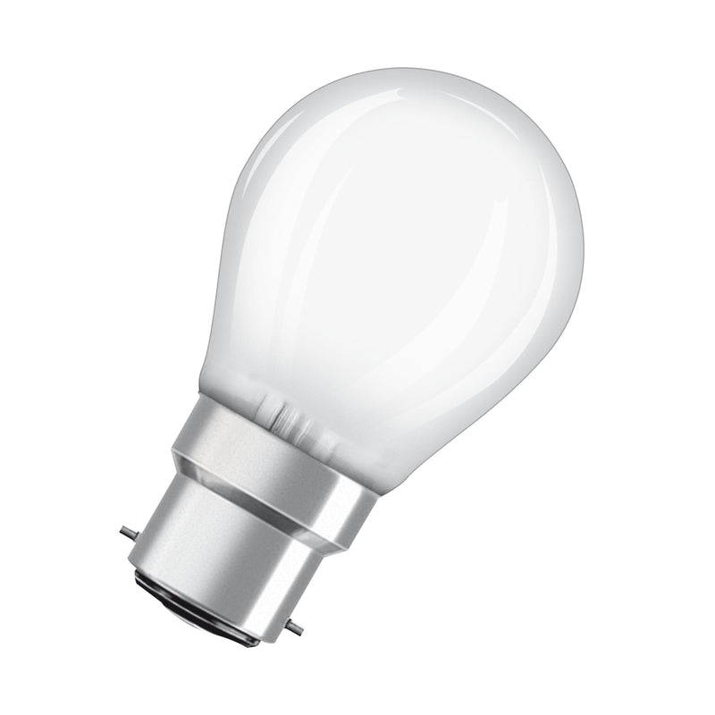 Osram-Ledvance 4.8W-40W Dimmable Golf B22 320, 2700K - 590793-067617 - P40DFF827B22, Image 2 of 2