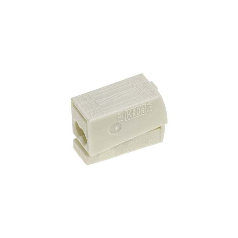 Wago 2-Conductor Lighting Connector White - 224-112, Image 1 of 1