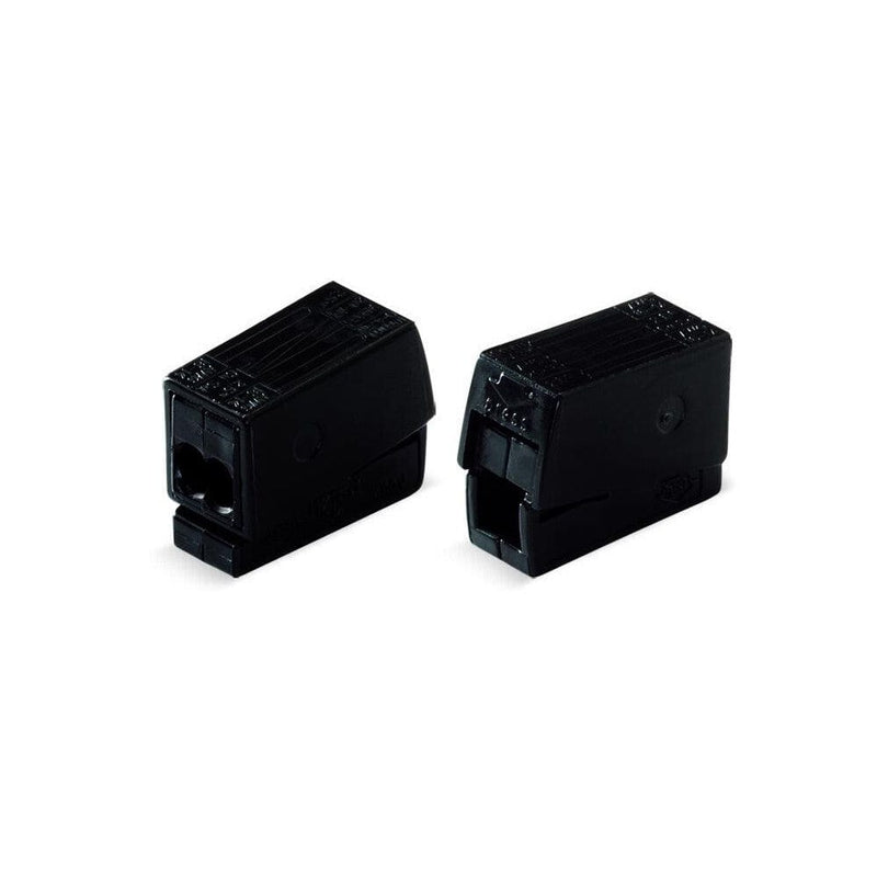 Wago 2-Conductor Lighting Connector Black - 224-114, Image 1 of 1