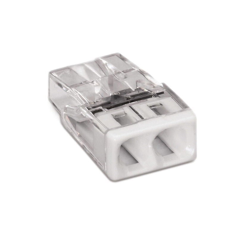 Wago Compact Push Wire Connector 2-Conductor Terminal Block Housing - 2273-202, Image 1 of 1