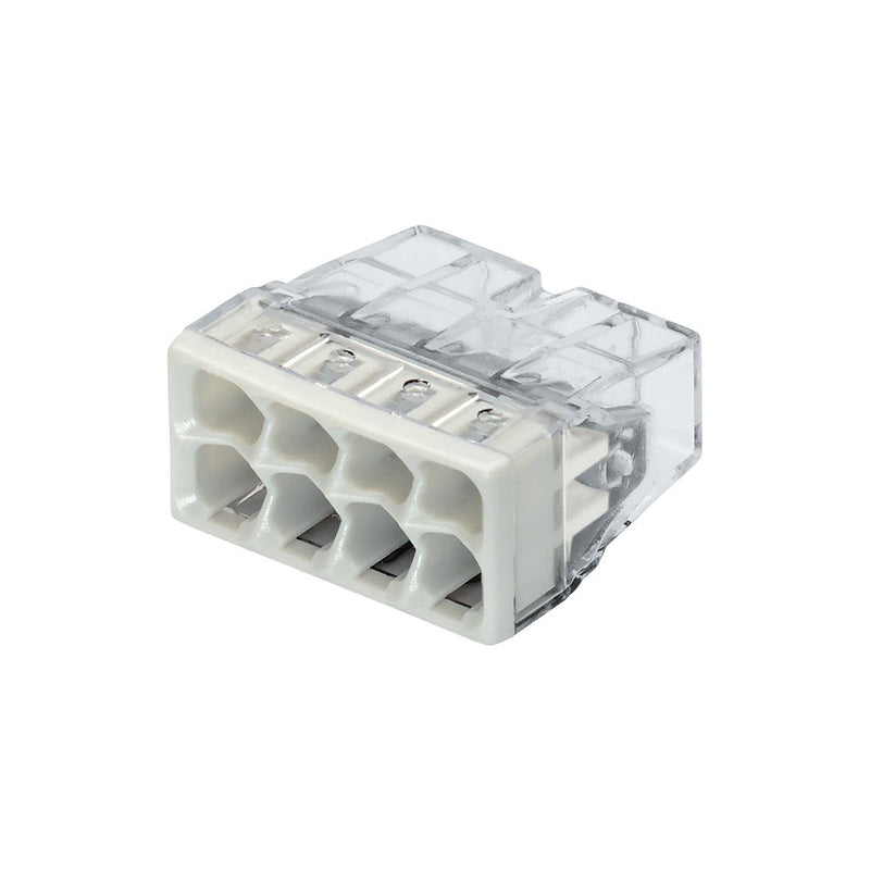 Wago Compact Push Wire® Connector 8-Conductor Terminal Block Housing - 2273-208, Image 1 of 1