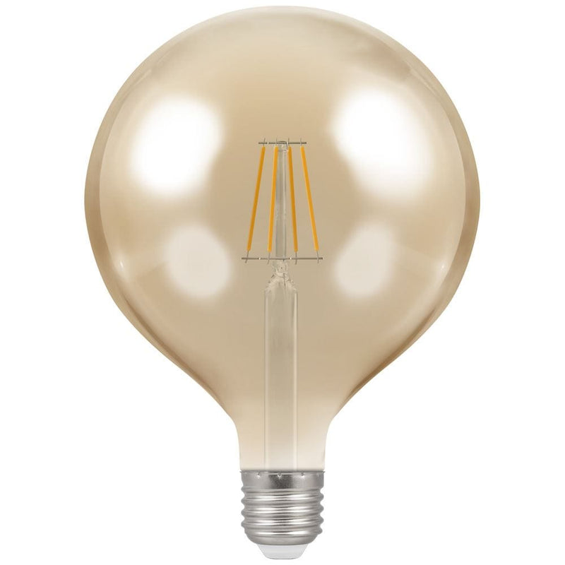Crompton LED Globe G125 Filament Antique 7.5W Dimmable 2200K ES-E27 - CROM4313, Image 1 of 1
