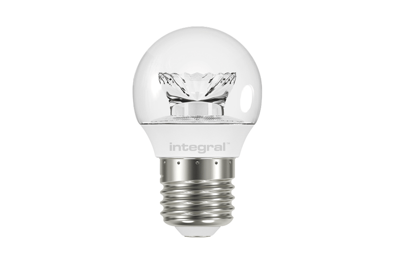 Integral 3.4W LED ES/E27 Golf Ball Warm White 240° Clear - ILGOLFE27NC009, Image 1 of 1