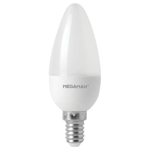 Megaman 3.5W LED E14/SES Candle Warm White 360° 250lm Dimmable - 145504, Image 1 of 1