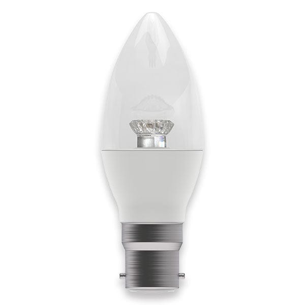 Bell 6W LED Candle Clear - BC, 2700K - BL05820, Image 1 of 1