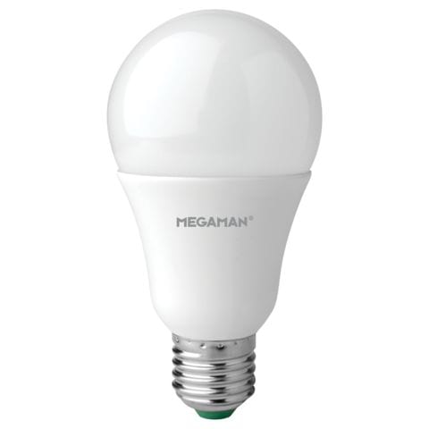 Megaman 13W ES E27 GLS Warm White Dimmable - 148370, Image 1 of 1