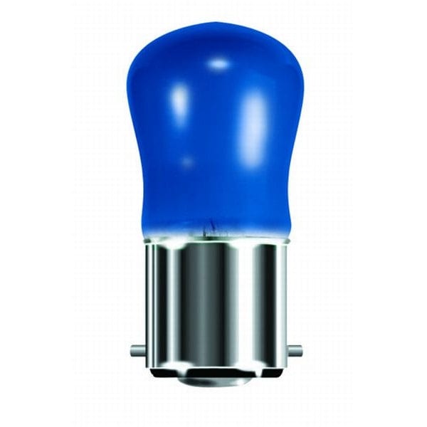 15W Colour Pygmy Bulb - Blue - BC/B22 - BL02550, Image 1 of 1