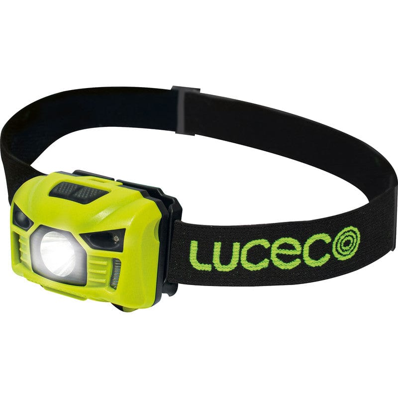 Luceco Flexable Headtorch With Motion Sensor 350Lm+150Lm Usb Rechargeable - LILHF35P65, Image 1 of 1
