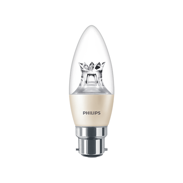 Philips Master 2.8-25W Dimtone LED Candle BC/B22 2200K-2700K Warm White - 929002490502, Image 1 of 1