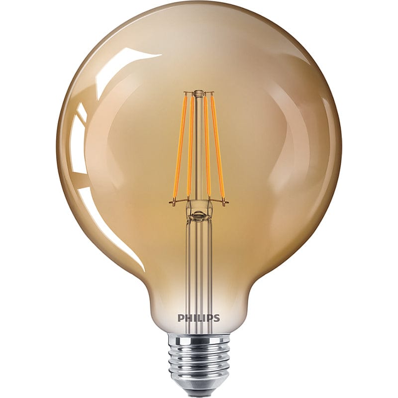 Philips CLA 8w LED ES/E27 Globe Amber Warm White Dimmable - 81437600, Image 1 of 1