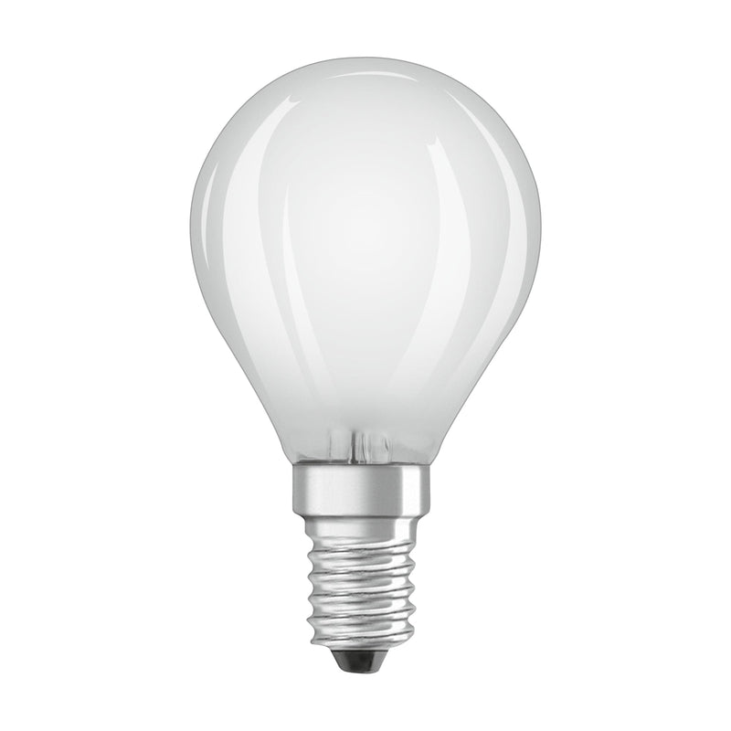 Osram-Ledvance 4.8W-40W Dimmable Golf E14 320, 2700K - 4099854067709 - P40DFF827E14, Image 1 of 2