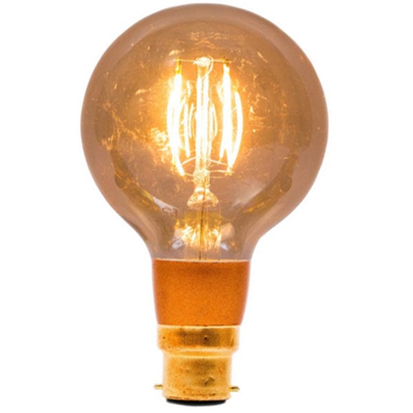 Bell 4W LED Vintage Globe Dimmable - BC, Amber, 2000K - BL01473, Image 1 of 1