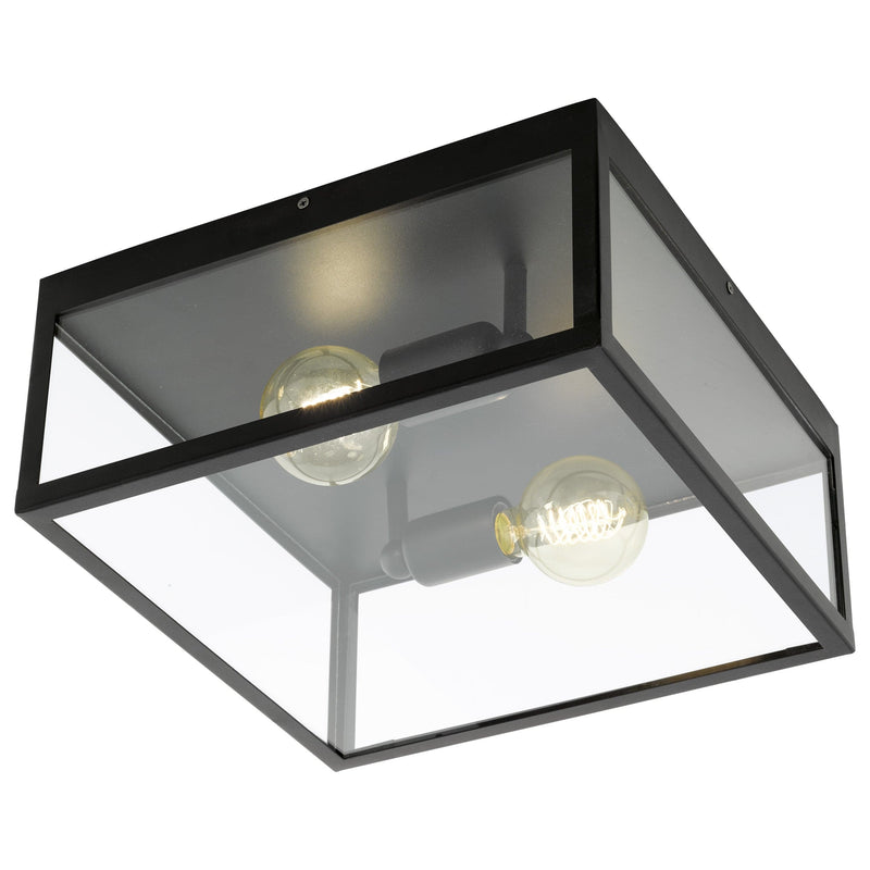 EGLO ES/E27 Chaterhouse 2 x Ceiling Light IP20 - 49392, Image 1 of 2