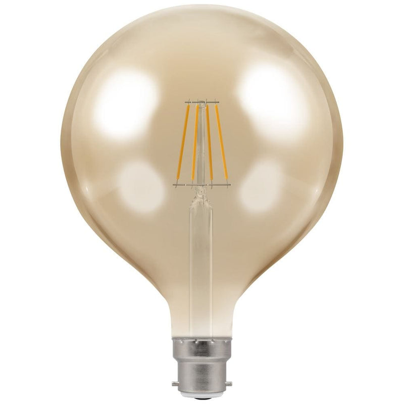 Crompton LED Globe G125 Filament Antique 7.5W Dimmable 2200K BC-B22d - CROM4306, Image 1 of 1