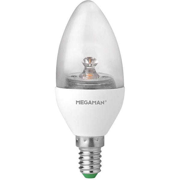 Megaman 6W LED E14 SES Candle Warm White Dim-to-Warm - 143460, Image 1 of 1