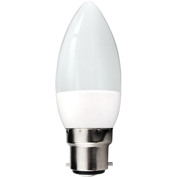 Kosnic 5W ReonLED BC/B22 Frosted Candle Warm White - RLCND05B22-30-N, Image 1 of 1