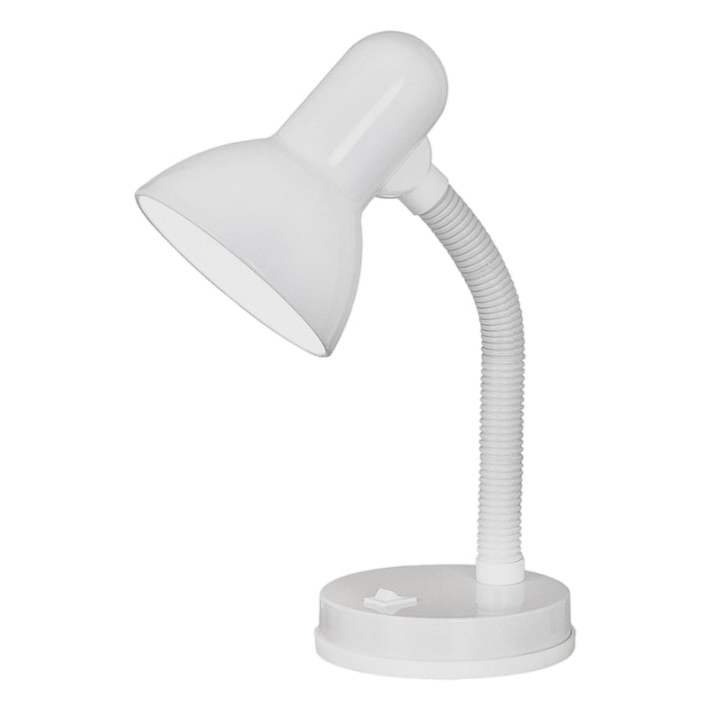 EGLO ES/E27 Flexible White Desk Lamp - 9229, Image 1 of 2