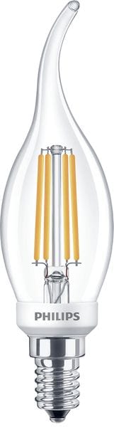 Philips 5W LEDCandle E14 SES Candle Very Warm White Dimmable - 70996200, Image 1 of 1