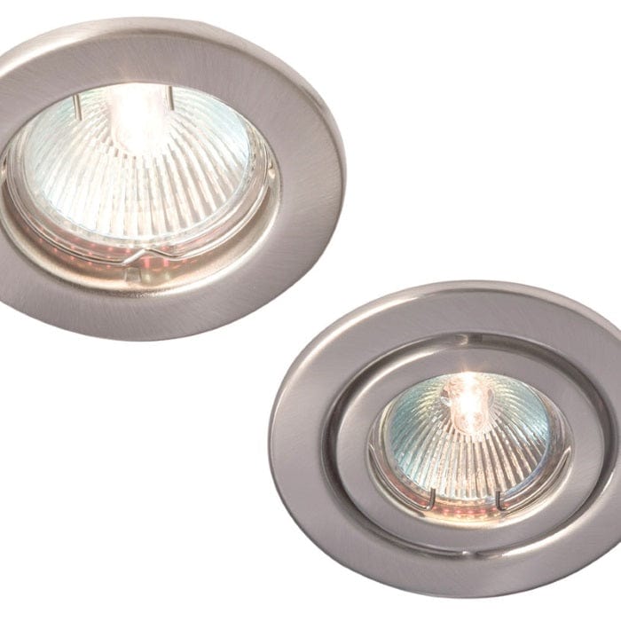 Robus RIDA 50W IP20 GU10 Pressed Steel Directional Downlight White - R208PS-01, Image 2 of 2