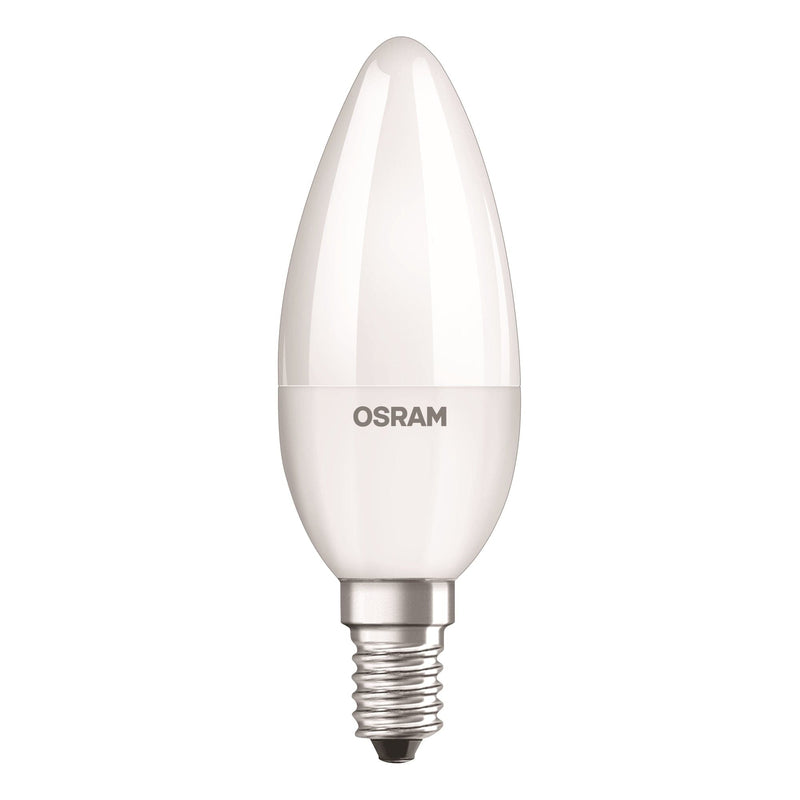 Osram-Ledvance 4.9W-40W Dimmable Candle E14 280, 2700K - 4099854044052 - B40DFR827E14, Image 1 of 2