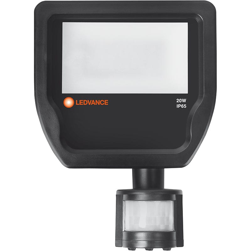 Ledvance GEN3 20W LED Floodlight with Sensor Black, 3000K - 460911 - F2030BS, Image 2 of 5