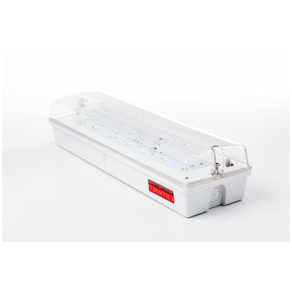 Channel Smarter Safety Brook Emergency LED Contained Light Bulkhead - Self Test - E-BK-M3-LED-2-ST, Image 1 of 1