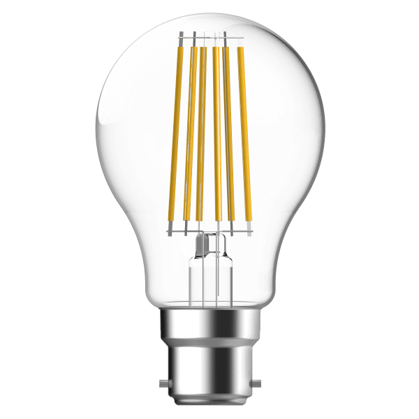 Megaman 9.5W LED Classic Filament BC/B22 GLS Very Warm White Dimmable - 710338, Image 1 of 1