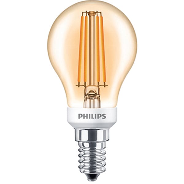 Philips 5W LEDluster SES/E14 Golf Ball Very Warm White Dimmable - 75086500, Image 1 of 1