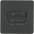 Knightsbridge Screwless 10AX 3 pole Fan Isolator Switch - Anthracite - SF1100AT