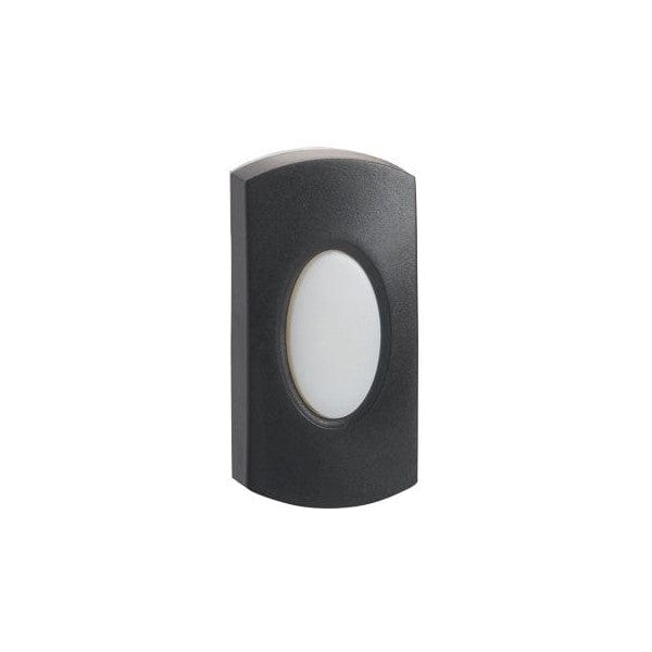 Greenbrook Chime Bell Push with Oval Button Black - DP010A-C, Image 1 of 1