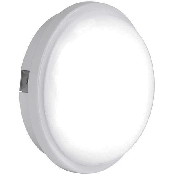 Aurora 15W IP65 Polycarbonate Round Integrated LED Bulkhead Cool White - EN-BH115/40, Image 1 of 1