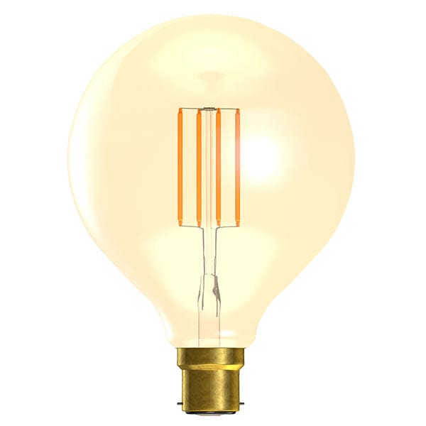 Bell 4W LED Vintage 125mm Globe Dimmable - BC, Amber, 2000K - BL01471, Image 1 of 1