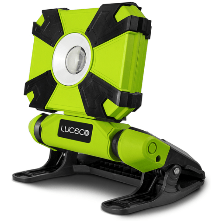 Luceco Rechargeable Clamp Worklight 900Lm 9W 6000K - USB Charge - LCWR9G60, Image 1 of 1