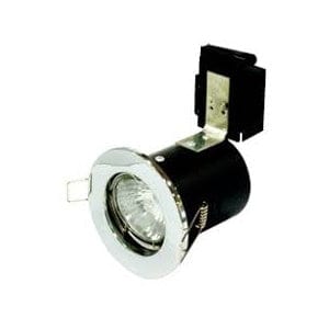 Robus Compact 50W GU10 Fire Rated Downlight 72mm IP20 Chrome - RFP201-03, Image 1 of 1