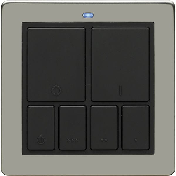 LightwaveRF 3V Mood Lighting Controller - Black Chrome - JSJSLW101BLK, Image 1 of 1