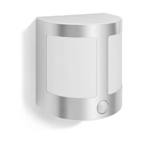 Philips Parrot 3.5W Outdoor Wall Light With PIR Inox Silver - Warm White - 915004989001, Image 1 of 1