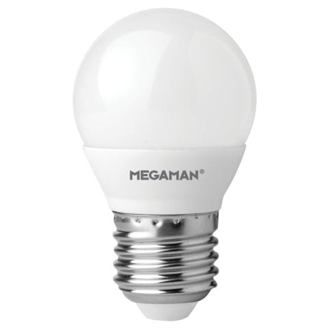Megaman 3.5W LED ES/E27 Golf Ball Warm White 360° 250lm Dimmable - 145542, Image 1 of 1