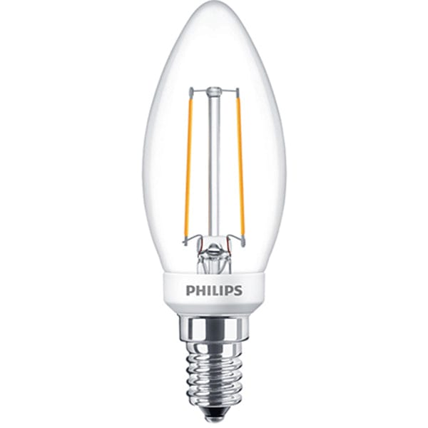 Philips 2.7W LEDCandle E14 Small Edison Screw Very Warm White Dimmable - 70980100, Image 1 of 1