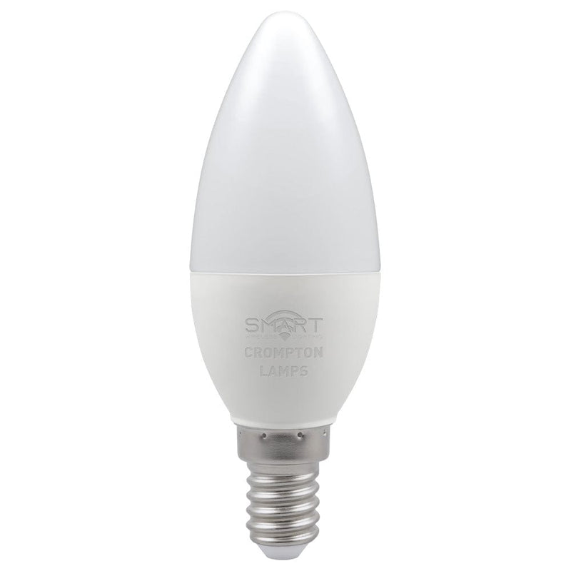 Crompton LED Smart Candle 5W Dimmable RGBW 3000K SES-E14 - CROM12370, Image 1 of 2