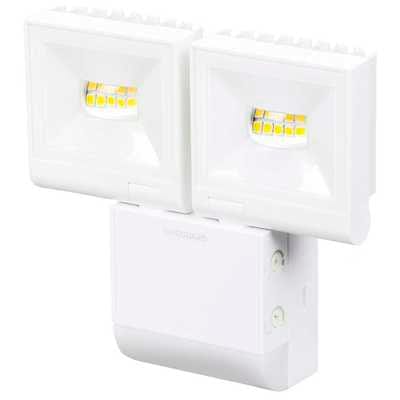 Timeguard White Twin 10W LED PIR Floodlight - Cool White - LED200PIRWHE, Image 1 of 1