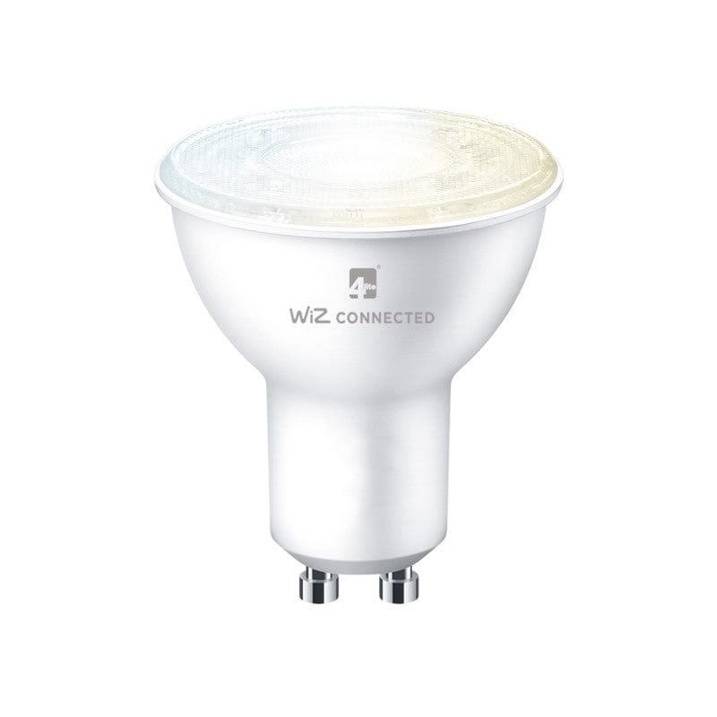 4Lite WiZ Connected SMART LED WiFi & Bluetooth GU10 Bulb Tuneable White - 4L1-8042, Image 1 of 8