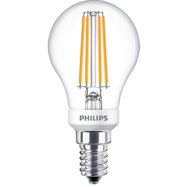 Philips 5W LEDluster E14 SES Golf Ball Very Warm White Dimmable - 70990000, Image 1 of 1