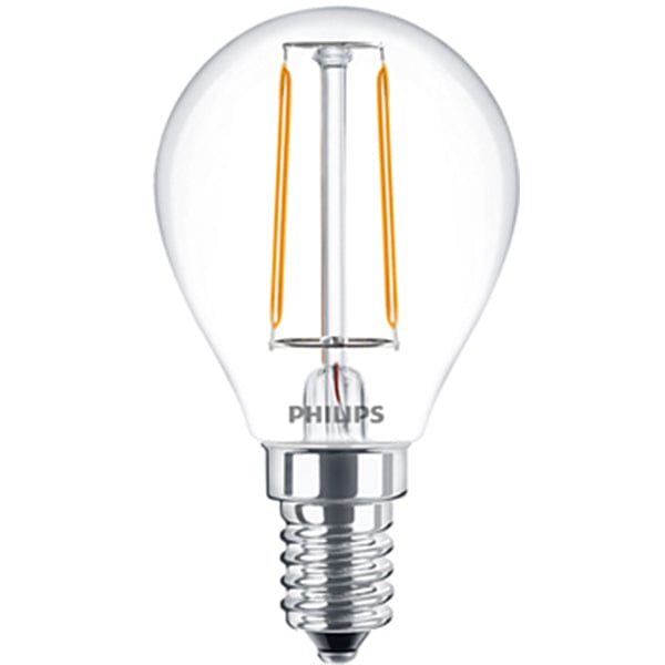 Philips 2W LEDluster E14 SES Golf Ball Very Warm White - 57413300, Image 1 of 1