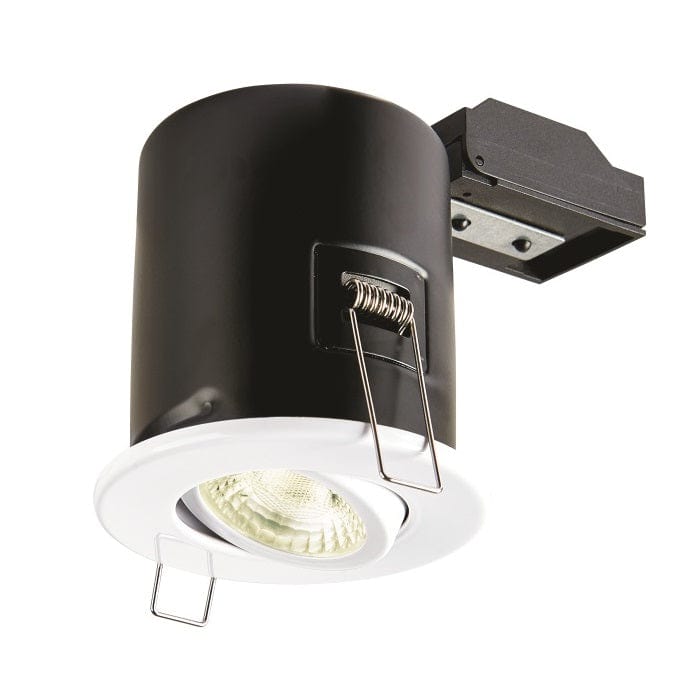 Collingwood Adjustable IP20 Fire-Rated PAR16 LED GU10 Downlight White - CWFRC007, Image 1 of 1