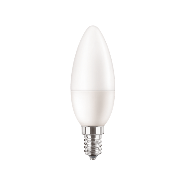 Philips CorePro 7-60W Frosted LED Candle SES/E14 Very Warm White - 929002972502 (UK1022) - 31296800, Image 1 of 1