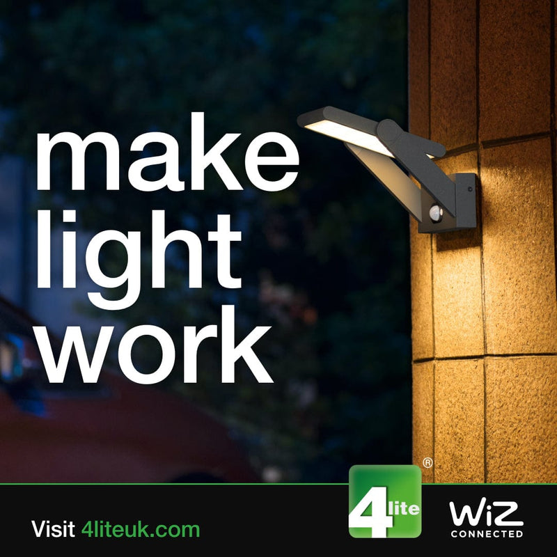 4Lite WiZ Connected SMART LED Modern Exterior Light WiFi - 4L2-6102, Image 4 of 9